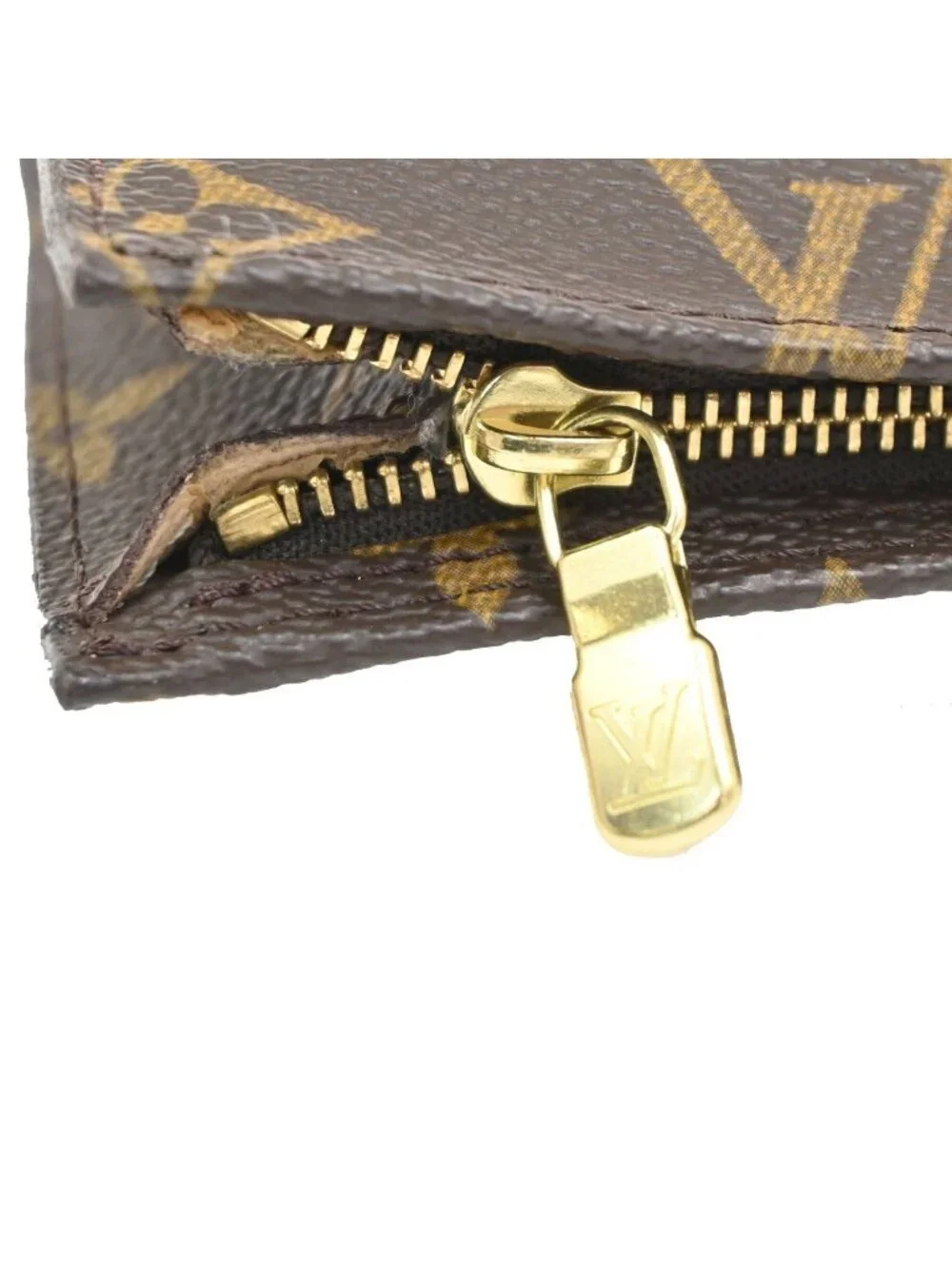 Louis Vuitton Bucket PM Included Pouch Monogram Leather